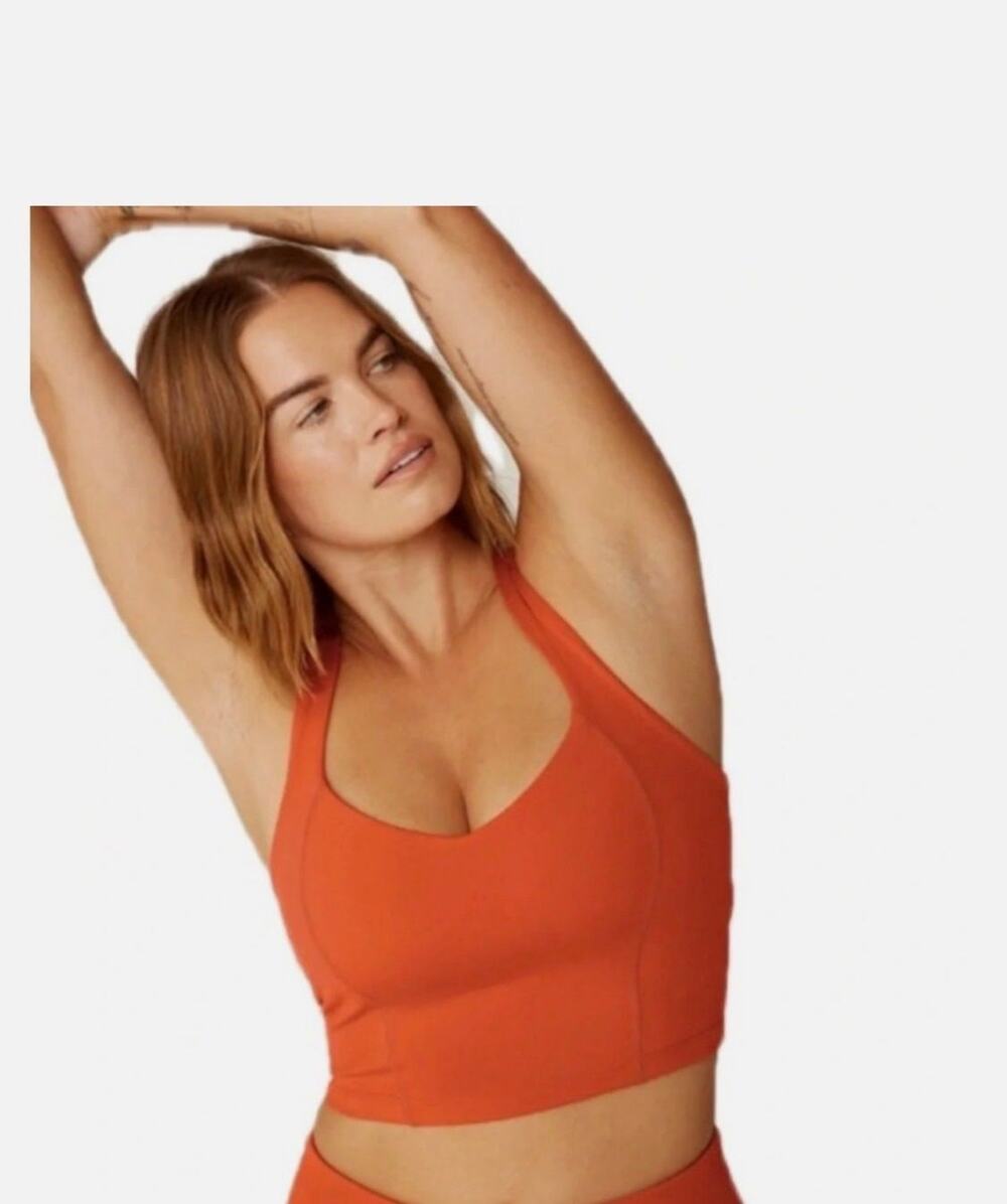 Beyond Yoga PowerBeyond Intensity Racerback Tank Orange S